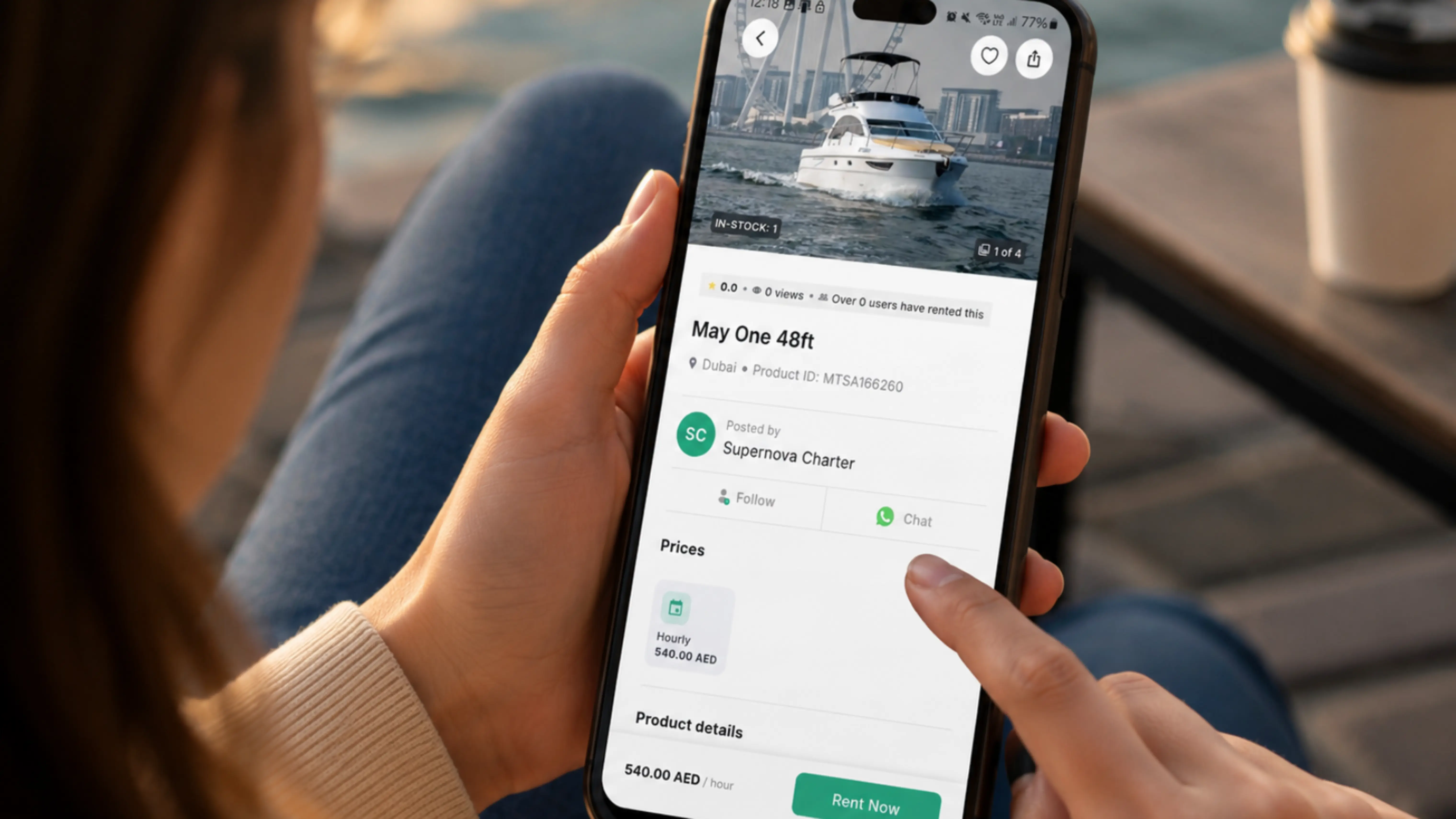 Yacht rental comparison in Dubai